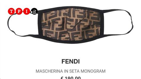 mascherina bocca fendi